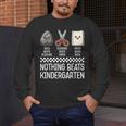 Nothing Beats Kindergarten Back To School Kids Teacher Men's Long Sleeve T-Shirt, funny design Nothing Beats Kindergarten Back To School Kids Teacher Men's Long Sleeve T-Shirt, funny design