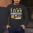 Novelty Montessori Studying Learning Schooling Teacher Love For Men Women Men's Long Sleeve T-Shirt, funny design Novelty Montessori Studying Learning Schooling Teacher Love For Men Women Men's Long Sleeve T-Shirt, funny design