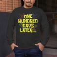 One Hundred Days Later 100th Day Of School Teacher Student Men's Long Sleeve T-Shirt, funny design One Hundred Days Later 100th Day Of School Teacher Student Men's Long Sleeve T-Shirt, funny design
