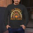 One Thankful Math Teacher Thanksgiving Autumn Fall Rainbow Men's Long Sleeve T-Shirt, funny design One Thankful Math Teacher Thanksgiving Autumn Fall Rainbow Men's Long Sleeve T-Shirt, funny design
