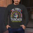 One Thankful Teacher Hispanic Heritage Month Countries Flags Men's Long Sleeve T-Shirt, funny design