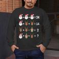 Order Of Operations Math Teacher Christmas Men's Long Sleeve T-Shirt, funny design
