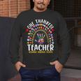 Hispanic Heritage Month One Thankful Teacher Rainbow Men's Long Sleeve T-Shirt, funny design