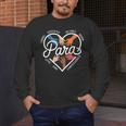 Para Heart Paraprofessional Teacher Paraeducator Men's Long Sleeve T-Shirt, funny design Para Heart Paraprofessional Teacher Paraeducator Men's Long Sleeve T-Shirt, funny design