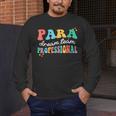 Para Paraprofessional Dream Crew Team Back To School Teacher Men's Long Sleeve T-Shirt, funny design Para Paraprofessional Dream Crew Team Back To School Teacher Men's Long Sleeve T-Shirt, funny design