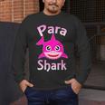 Para Shark Paraprofessional Female Teacher Men's Long Sleeve T-Shirt, funny design