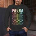 Para Tour Paraprofessional Squad Rock Teacher Back To School Men's Long Sleeve T-Shirt, funny design Para Tour Paraprofessional Squad Rock Teacher Back To School Men's Long Sleeve T-Shirt, funny design