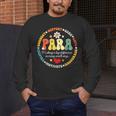 Paras Make It Possible Paraprofessional Teacher Assistant Men's Long Sleeve T-Shirt, funny design Paras Make It Possible Paraprofessional Teacher Assistant Men's Long Sleeve T-Shirt, funny design