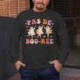 Pas De BOO-Rée Ballet Ghost Dancer Dance Teacher Halloween Men's Long Sleeve T-Shirt, funny design Pas De BOO-Rée Ballet Ghost Dancer Dance Teacher Halloween Men's Long Sleeve T-Shirt, funny design
