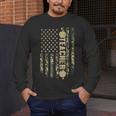 Patriotic Teacher American Flag Camouflage 4th Of July Camo Men's Long Sleeve T-Shirt, funny design Patriotic Teacher American Flag Camouflage 4th Of July Camo Men's Long Sleeve T-Shirt, funny design