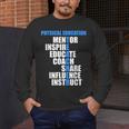 PE Physical Education Teacher For PE Teacher Men's Long Sleeve T-Shirt, funny design PE Physical Education Teacher For PE Teacher Men's Long Sleeve T-Shirt, funny design