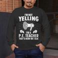 PE Teacher Art For Men Women Gym Teacher Physical Education Men's Long Sleeve T-Shirt, funny design PE Teacher Art For Men Women Gym Teacher Physical Education Men's Long Sleeve T-Shirt, funny design