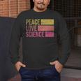 Peace Love Science Lovers Math Chemistry Teacher Men's Long Sleeve T-Shirt, funny design Peace Love Science Lovers Math Chemistry Teacher Men's Long Sleeve T-Shirt, funny design