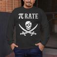 Pi Day Pi Rate Pirate For Teachers Men's Long Sleeve T-Shirt, funny design Pi Day Pi Rate Pirate For Teachers Men's Long Sleeve T-Shirt, funny design