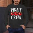 Pirate Crew Pirate Teacher Team Squad Talk Like A Pirate Day For Men Women Kids Men's Long Sleeve T-Shirt, funny design Pirate Crew Pirate Teacher Team Squad Talk Like A Pirate Day For Men Women Kids Men's Long Sleeve T-Shirt, funny design