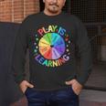 Play Is Learning Teacher Kindergarten For Men Women Kids Men's Long Sleeve T-Shirt, funny design