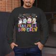 Pre-K Boo Crew Ghost Halloween Teacher Student Men's Long Sleeve T-Shirt, funny design
