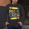 Pre-K Crew PreK Teachers Back To School Men's Long Sleeve T-Shirt, funny design Pre-K Crew PreK Teachers Back To School Men's Long Sleeve T-Shirt, funny design