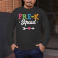 Pre-K Squad Teacher Student Kids Preschool Back To School Men's Long Sleeve T-Shirt, funny design