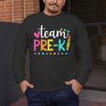 Pre-k Team Pencil Teacher Student Back To School Girls Men's Long Sleeve T-Shirt, funny design