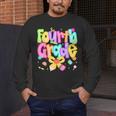 Preppy Fourth Grade Back To School 4th Grade Teacher Girls Men's Long Sleeve T-Shirt, funny design