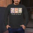 Preppy Goose Teacher Trick Or Teach Halloween Teacher Goose Men's Long Sleeve T-Shirt, funny design Preppy Goose Teacher Trick Or Teach Halloween Teacher Goose Men's Long Sleeve T-Shirt, funny design