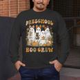 Preschool Boo Crew Halloween Teacher Ghost Costume Matching Men's Long Sleeve T-Shirt, funny design Preschool Boo Crew Halloween Teacher Ghost Costume Matching Men's Long Sleeve T-Shirt, funny design