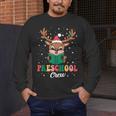 Preschool Crew Xmas Reindeer Teacher Student Christmas Men's Long Sleeve T-Shirt, funny design Preschool Crew Xmas Reindeer Teacher Student Christmas Men's Long Sleeve T-Shirt, funny design