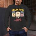Preschool Is My Jam Teacher Shirt Men's Long Sleeve T-Shirt, funny design Preschool Is My Jam Teacher Shirt Men's Long Sleeve T-Shirt, funny design