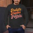 Pudiste Puedes Podras Maestra Spanish Teacher Men's Long Sleeve T-Shirt, funny design Pudiste Puedes Podras Maestra Spanish Teacher Men's Long Sleeve T-Shirt, funny design