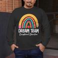 Rainbow Pencil Dream Exceptional Education Team SPED Teacher Men's Long Sleeve T-Shirt, funny design Rainbow Pencil Dream Exceptional Education Team SPED Teacher Men's Long Sleeve T-Shirt, funny design