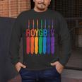 Rainbow Roygbiv Kids Artist Costume Art Teacher Men's Long Sleeve T-Shirt, funny design