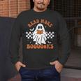 Read More Books Cute Ghost Reading Book Teacher Halloween Men's Long Sleeve T-Shirt, funny design