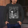 Read In Peace Skeleton Reading Teacher Spooky Halloween Men's Long Sleeve T-Shirt, funny design Read In Peace Skeleton Reading Teacher Spooky Halloween Men's Long Sleeve T-Shirt, funny design