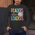 Readers Are Leaders Reading Book Lovers Teacher Women Kids Men's Long Sleeve T-Shirt, funny design Readers Are Leaders Reading Book Lovers Teacher Women Kids Men's Long Sleeve T-Shirt, funny design