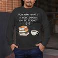 Reading 67 Six Seven Meme English Teacher Book Lover Men's Long Sleeve T-Shirt, funny design Reading 67 Six Seven Meme English Teacher Book Lover Men's Long Sleeve T-Shirt, funny design
