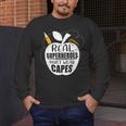 Real Superheroes Wear No Capes Teacher Design Teach Men's Long Sleeve T-Shirt, funny design Real Superheroes Wear No Capes Teacher Design Teach Men's Long Sleeve T-Shirt, funny design