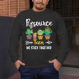 Resource Team Cactus Crew Resource Teacher Squad Men's Long Sleeve T-Shirt, funny design