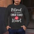 Retired Daycare Teacher Retirement For Daycare Teacher Men's Long Sleeve T-Shirt, funny design Retired Daycare Teacher Retirement For Daycare Teacher Men's Long Sleeve T-Shirt, funny design