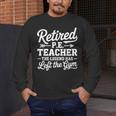 Retired PE Teacher Legend Left The Gym Physical Education Men's Long Sleeve T-Shirt, funny design Retired PE Teacher Legend Left The Gym Physical Education Men's Long Sleeve T-Shirt, funny design
