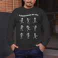 Retro Halloween Kindergarten Teacher Skeleton Trick Or Treat Men Women Kids Men's Long Sleeve T-Shirt, funny design
