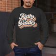 Retro Sunset Fifth Grade Teacher & Student Back To School Men's Long Sleeve T-Shirt, funny design Retro Sunset Fifth Grade Teacher & Student Back To School Men's Long Sleeve T-Shirt, funny design