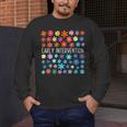 Retro Wildflower Early Intervention Teacher Interventionist Men's Long Sleeve T-Shirt, funny design Retro Wildflower Early Intervention Teacher Interventionist Men's Long Sleeve T-Shirt, funny design