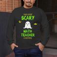 Scary Math Teacher Costume Halloween Lazy Easy Christmas Men's Long Sleeve T-Shirt, funny design Scary Math Teacher Costume Halloween Lazy Easy Christmas Men's Long Sleeve T-Shirt, funny design
