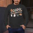 School Psychologist Teacher Psychology School Psychologist Men's Long Sleeve T-Shirt, funny design