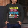 School Social Worker Teacher Caseworker Public Servant LSW Men's Long Sleeve T-Shirt, funny design School Social Worker Teacher Caseworker Public Servant LSW Men's Long Sleeve T-Shirt, funny design