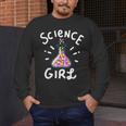 Science Girl Chemistry Biology Student Teacher Men's Long Sleeve T-Shirt, funny design