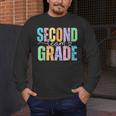 Second Grade Team Heart Teacher Student Back To School Girls Men's Long Sleeve T-Shirt, funny design