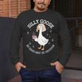 Silly Goose Constitution History Teacher Middle School Men's Long Sleeve T-Shirt, funny design