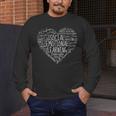 Social Emotional Learning Heart Counselor Teacher SEL Kind Men's Long Sleeve T-Shirt, funny design